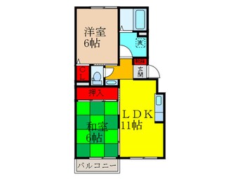 間取図 若草ハイツ