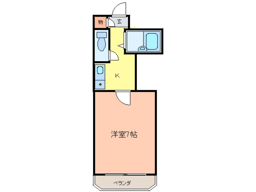 間取図 第３モン・セ・リバア