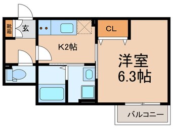 間取図 コーポMANTA道