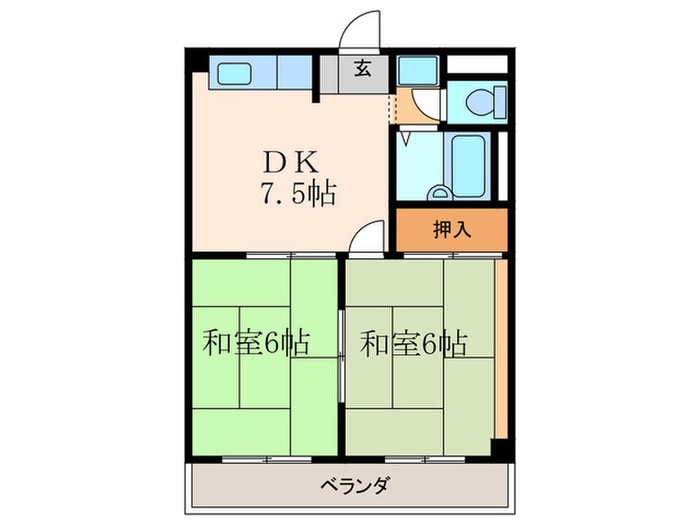 間取り図 ラポ－ルハルナ
