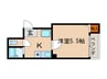 ＶｉｎｅＯａｋＮＩＣ 1Kの間取り
