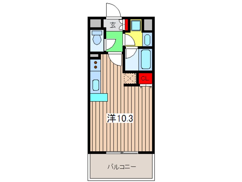 間取図 レジディア心斎橋ウエスト