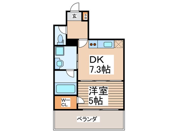 間取り図 レジディア心斎橋ウエスト