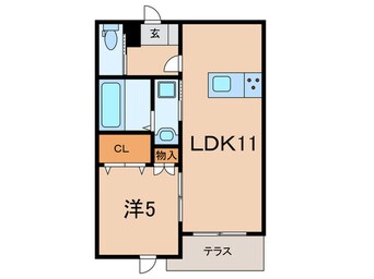 間取図 ラ・カーサ西宮北口Ⅱ