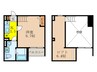 FOREST大蓮東 1Kの間取り