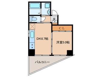 間取図 アクアスイート南森町