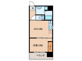 間取図 アクアスイート南森町