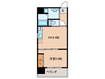 間取図 アクアスイート南森町