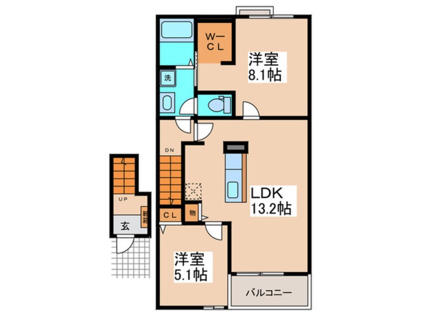 間取図 セイバリーブリーズ