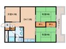 カルフールⅠ 3DKの間取り
