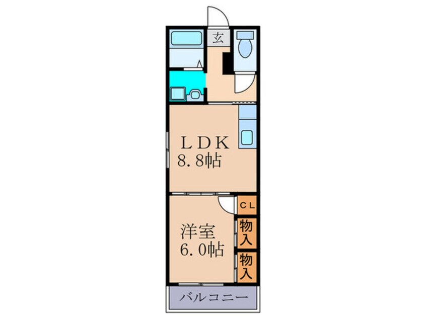 間取図 レジデンス菱屋