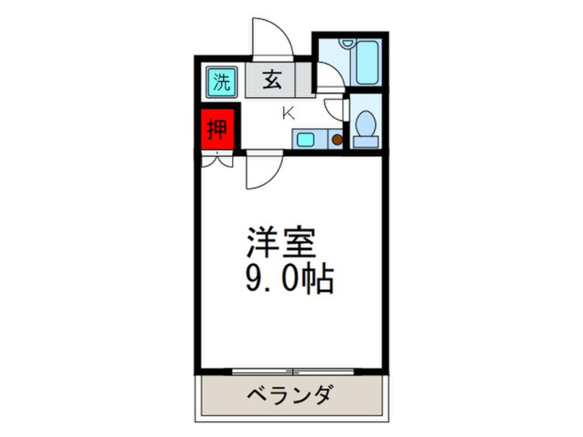 間取図 ｱﾙｶｻｰﾙ千里山