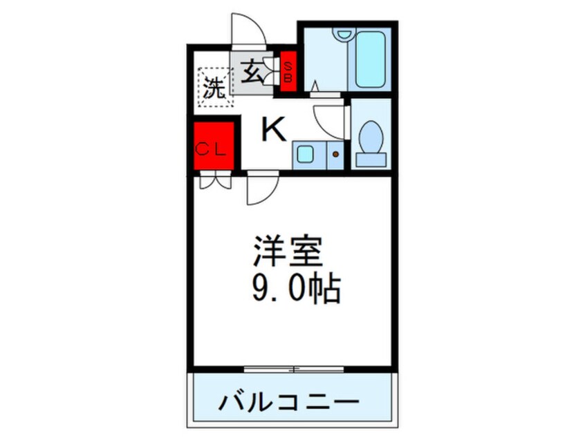 間取図 ｱﾙｶｻｰﾙ千里山