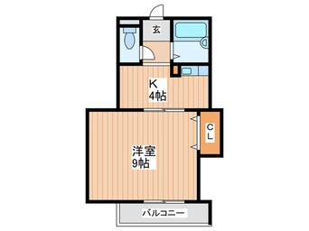 間取図 ヴィレッヂコ－ト深田