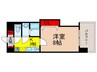 Luxe新大阪Ⅲ 1Kの間取り