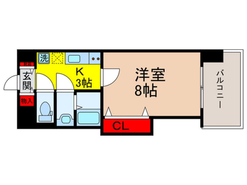 間取図 Luxe新大阪Ⅲ
