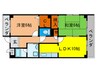 アルデ－ル（日生） 2LDKの間取り