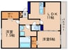 ユートピア 2LDKの間取り