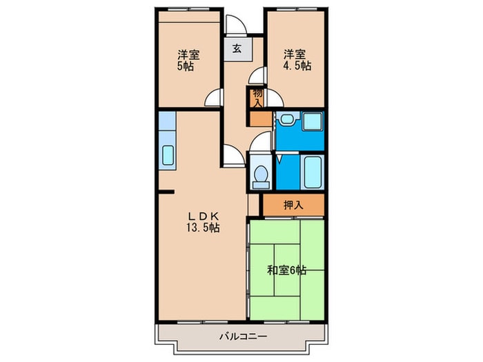 間取り図 シャルム箕面