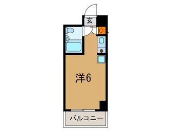 間取図 コスモプラザ三宮（815）