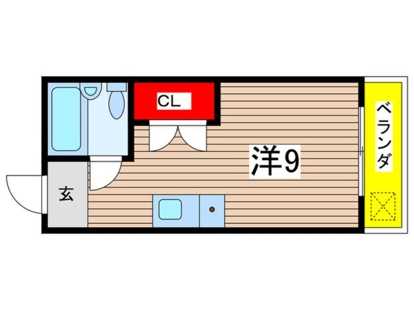 間取図 クレドール石橋