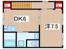 ハイツ北田 1DKの間取り