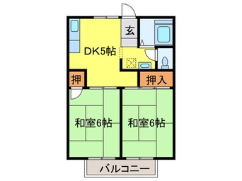 間取図 セジュ－ル翠