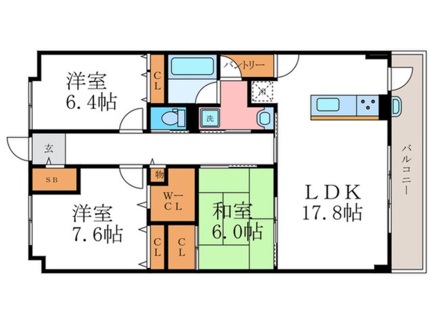 間取図 京都　六三館