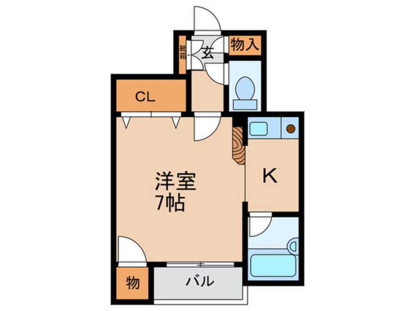 間取図 サンキャッスル十三