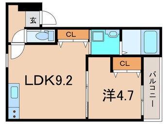 間取図 仮)フジパレス御崎公園Ⅱ番館