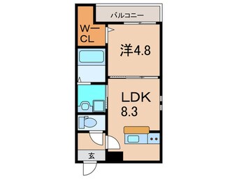 間取図 仮)フジパレス御崎公園Ⅱ番館