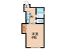エクセル山坂 1Kの間取り