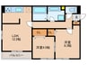 Maison　de　Espoir豊里 2LDKの間取り