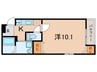 仮)フジパレス御崎公園Ⅲ番館 1Kの間取り