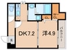 仮)フジパレス御崎公園Ⅲ番館 1DKの間取り