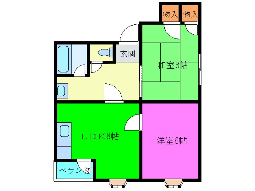 間取図 ロ－レックスマンション