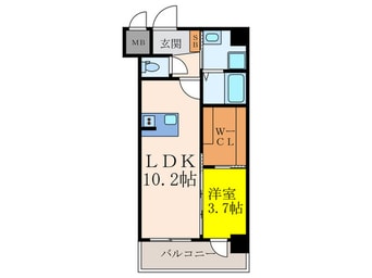 間取図 ｏｓｔａｌ江坂