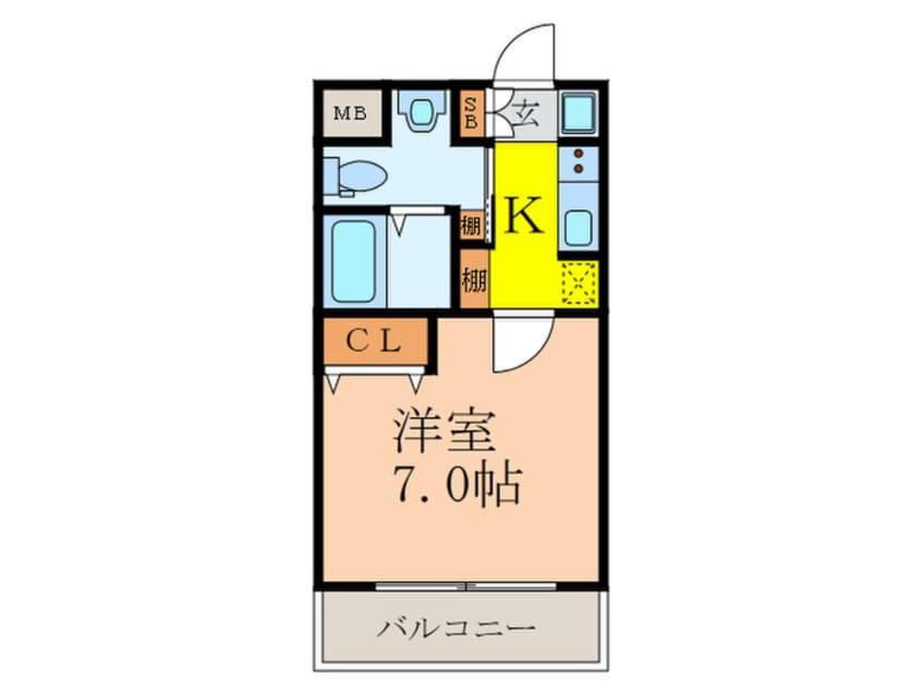 間取図 パークヒルズ新大阪ｗｉｌｌ