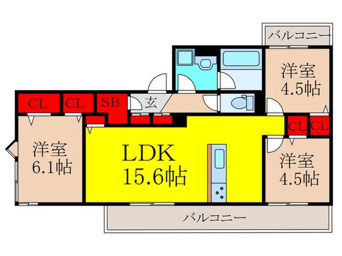間取り図 仮)アドゥシール荘園