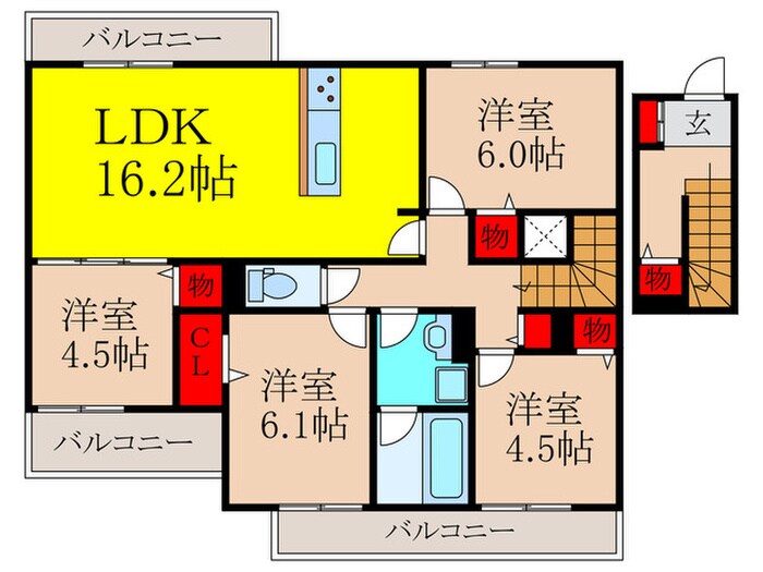間取り図 仮)アドゥシール荘園
