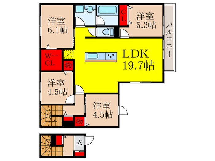 間取り図 仮)アドゥシール荘園