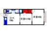 イワタバコ苑 2DKの間取り