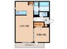 LaMaison大池町 1LDKの間取り