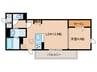 仮）LaMaison大池町 1LDKの間取り