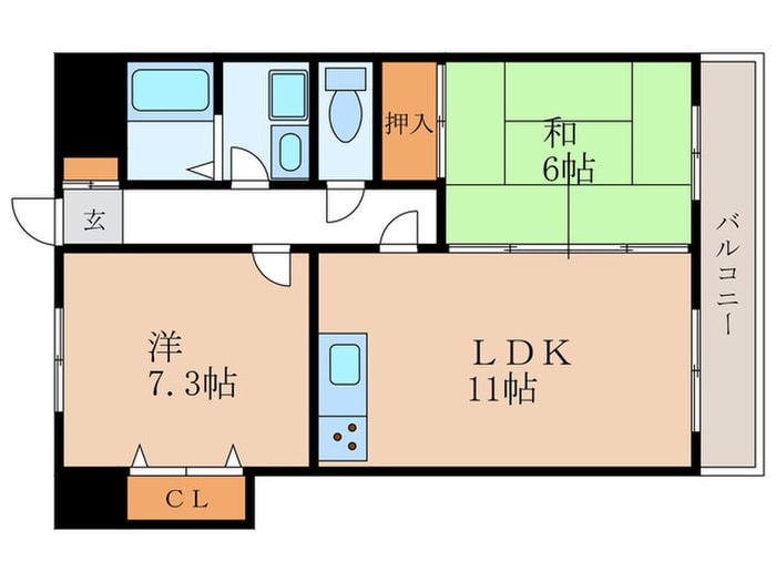 間取り図 メゾン桂川
