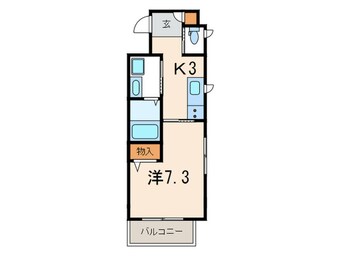 間取図 Ｐｒｕｎｉｅｒ本山