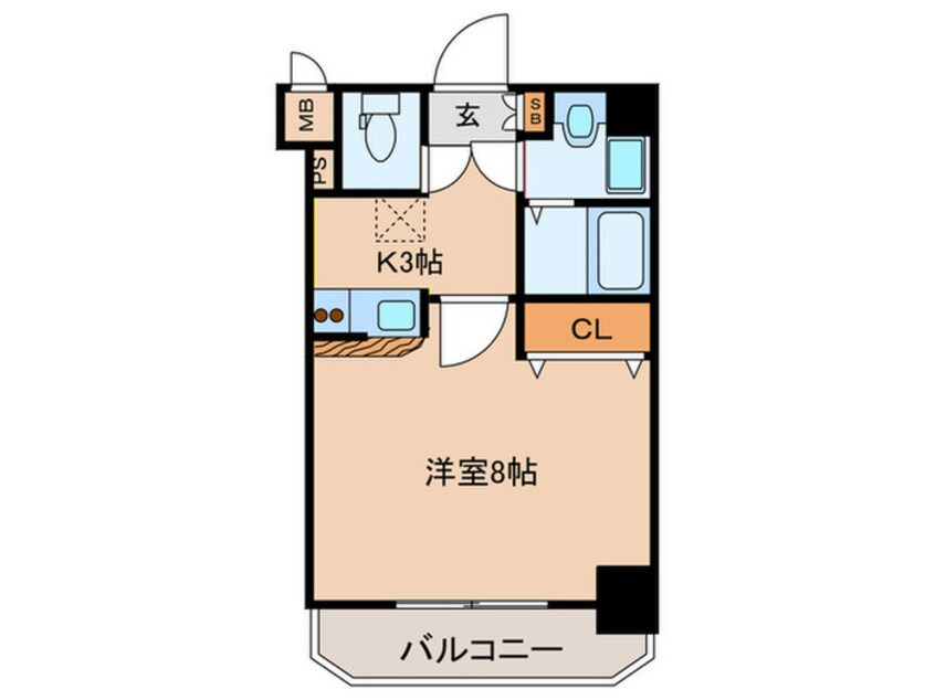 間取図 エクセラン玉造