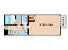 フラッティ四条大宮Ⅱ 1Kの間取り