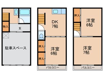 間取図 姫島5丁目戸建