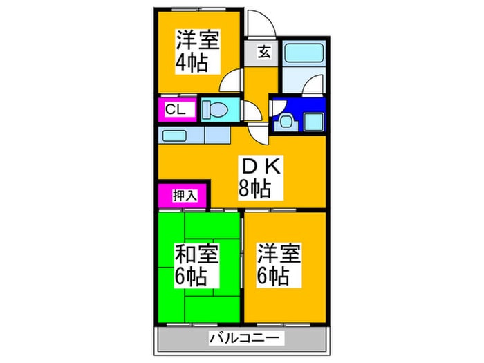 間取り図 ネイティブプレイスＮＳ